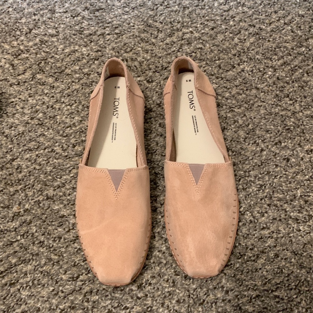 TOMS

Classic Alpargata 1.0 Suede Leather Wrapped Blush Size 9